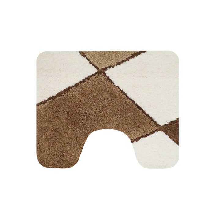 Dutch House Nice toiletmat 60 x 50 cm bruin