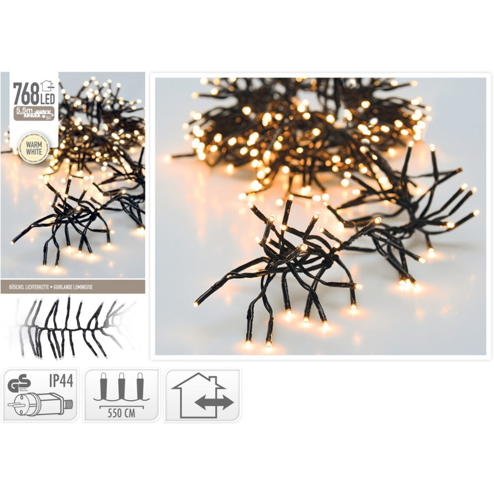 Kerst Led Clusterverlichting 768Led Warm