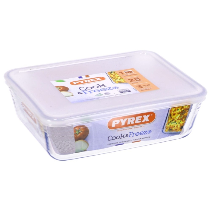 Pyrex Cook & Freeze Ovenschaal 25 x 20 cm Met Vershouddeksel