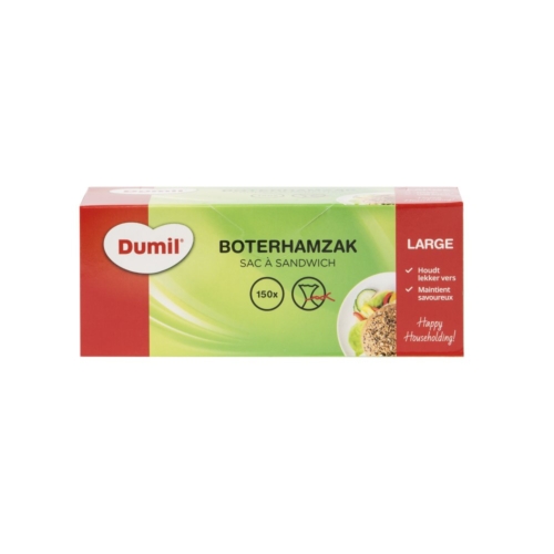 Boterhamzakjes L Dumil 150 St