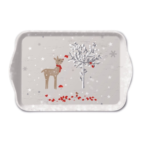 Ambiente Dienblad Melamine 13X21 Cm Ruikend Hert