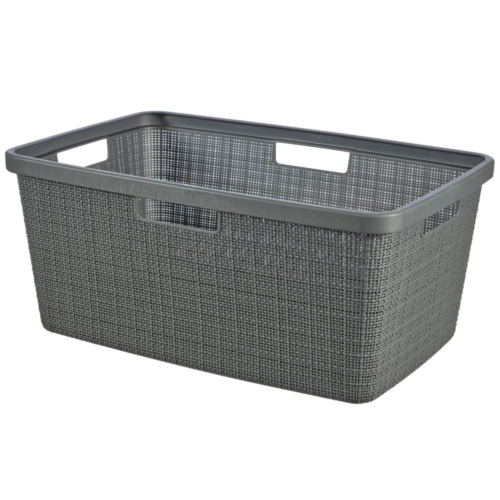 Curver Jute Wasmand 46L Deep Shadow