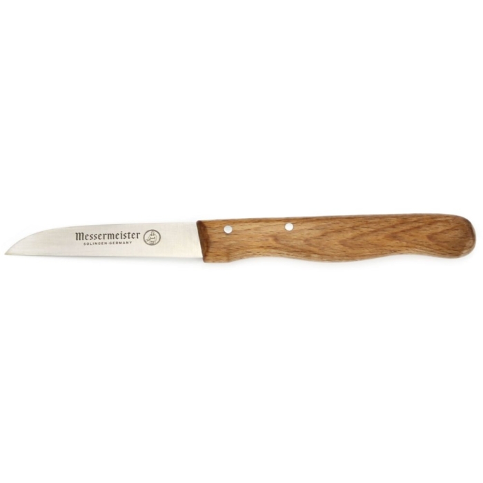 Solinger Aardappelmesje RVS Recht 8 Cm Beukenhout  Messermeister