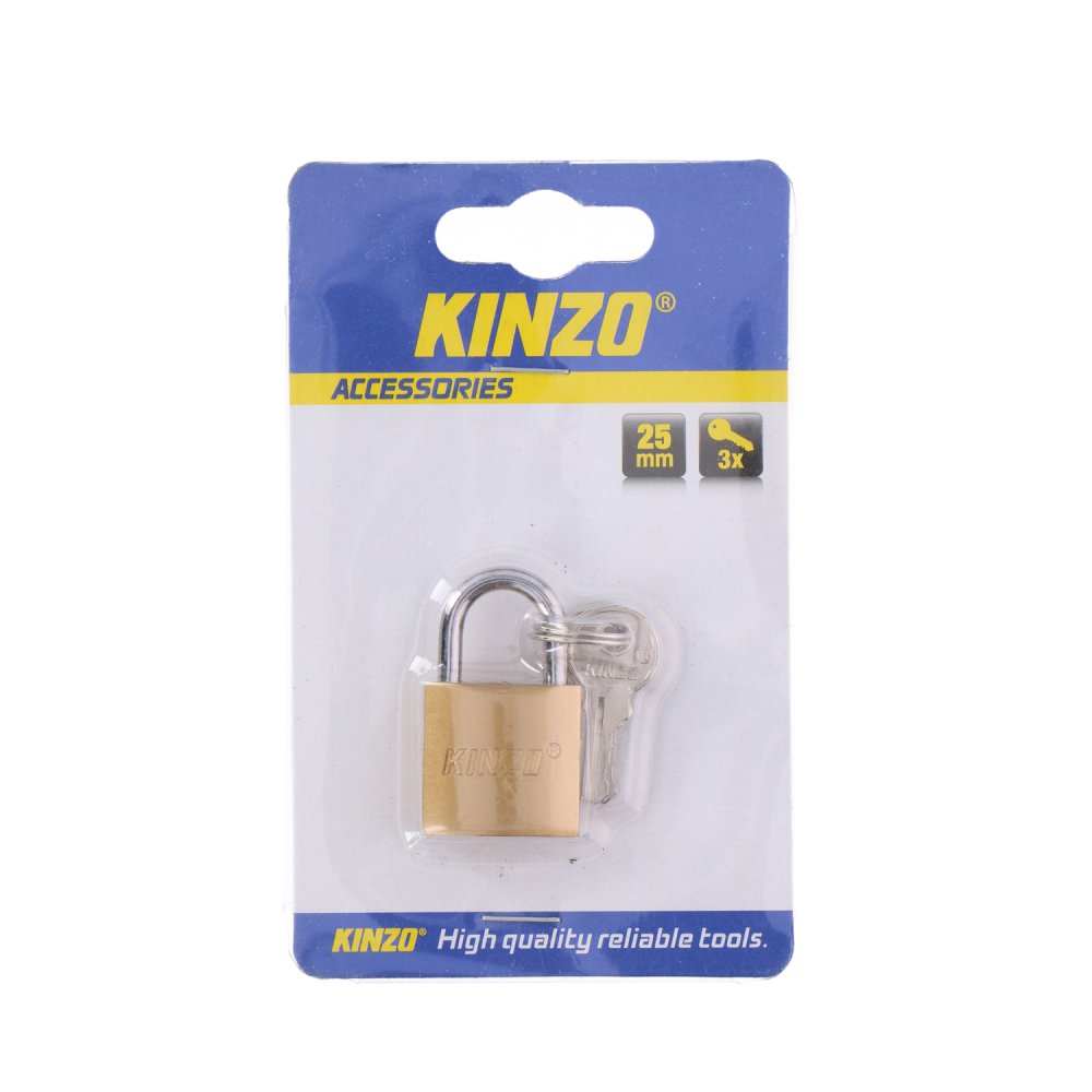 Kinzo Hangslotje IJzer 25 MM