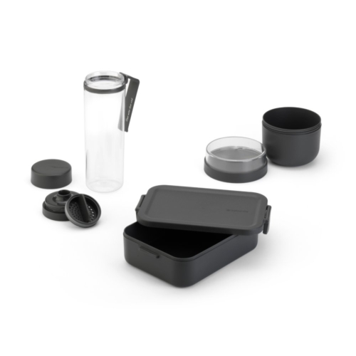 Brabantia Ontbijt en lunchset Make & Take Dark Gre Dark Grey