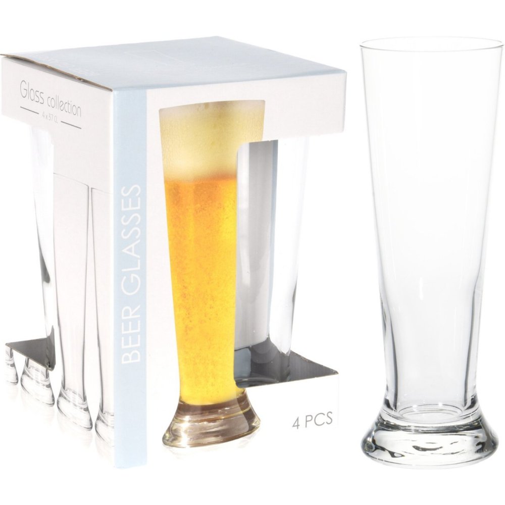 Bierglas 370 ml set 4 stuks