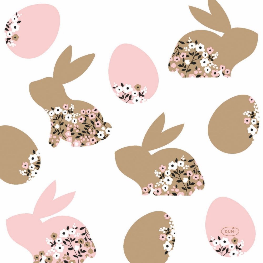 Paas Servetten Blooming Bunnies 33x33 cm