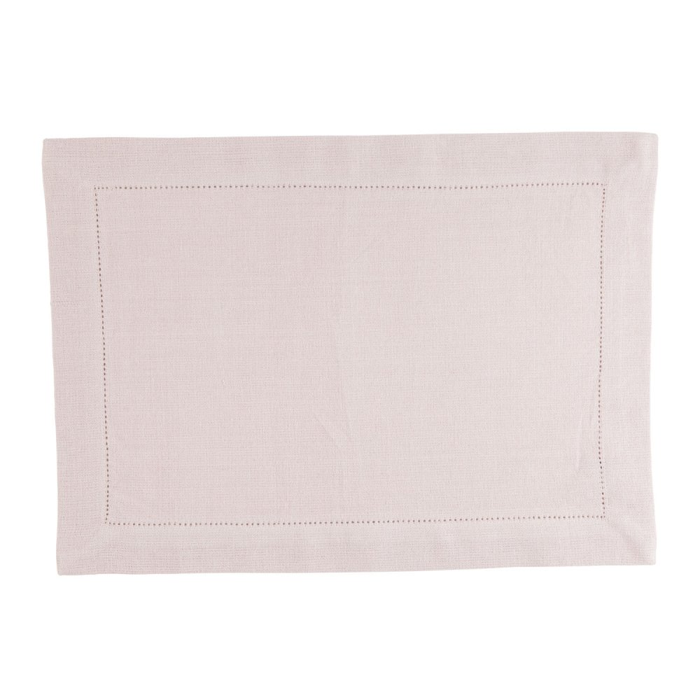 Placemat Indi light pink 35 x 50 cm set of 4