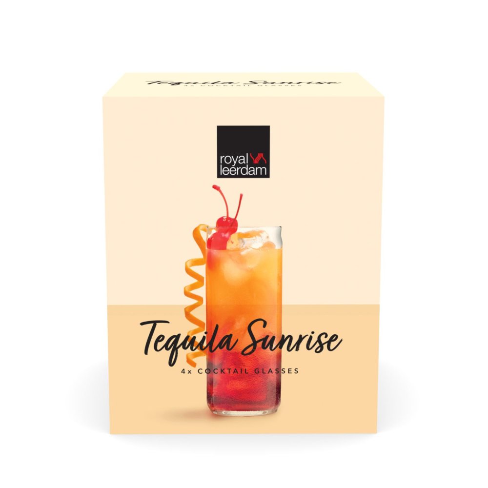 Royal Leerdam Tequila sunrise glas set 4