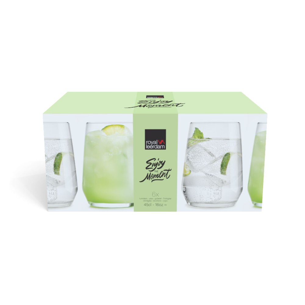 Royal Leerdam glas moment set 6 45CL