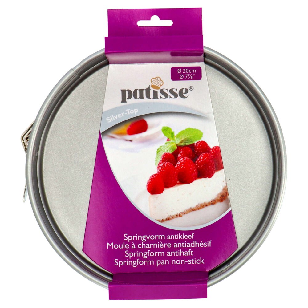 Patisse springvorm 20 cm zilver