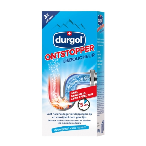 Durgol ontstopper afvoerreiniger 3x 50g