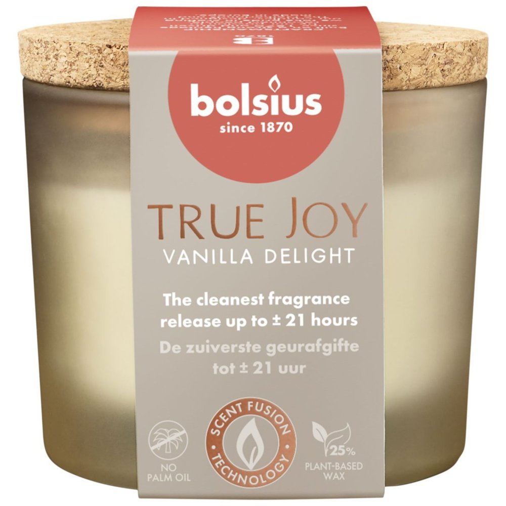 Geurglas met kurk 66/83 True Joy Vanilla Delight