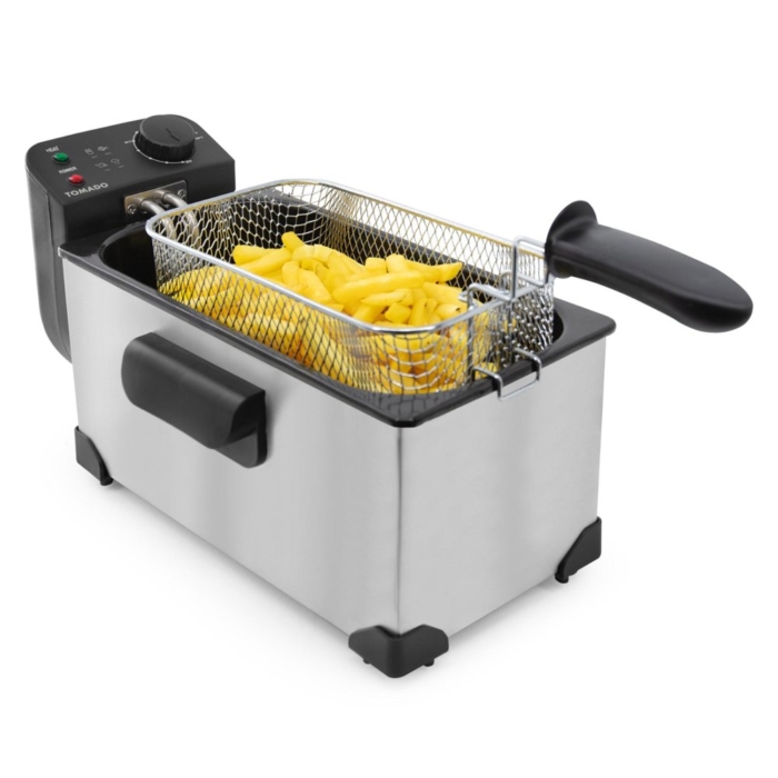 Tomado friteuse 3 liter rvs TDF3001S koude zone