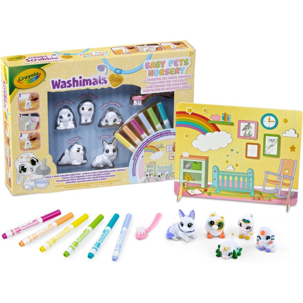 Washimals Baby Pets Nursery Pack