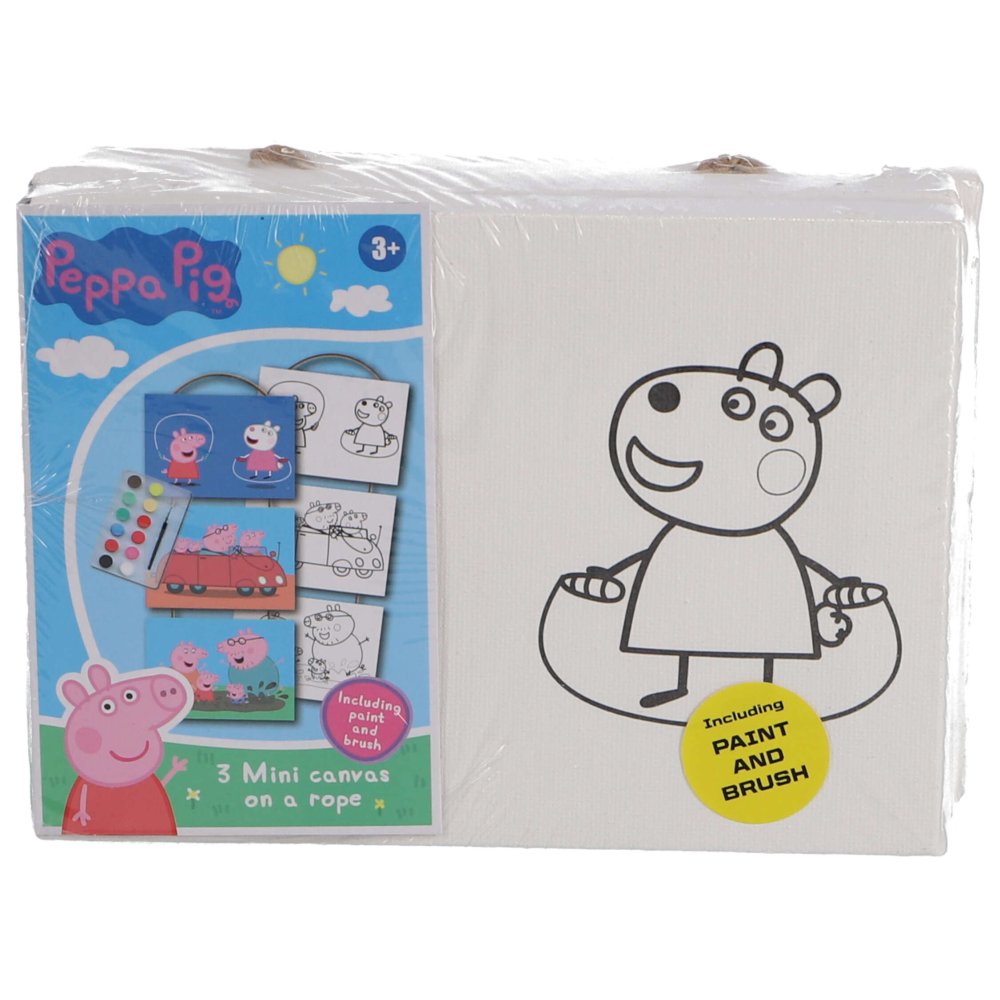 Peppa Pig Canvas Mini 3 Op Touw