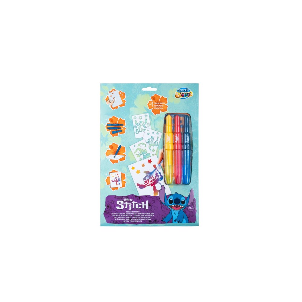 Stitch Spray Pen Set In A4 Envelope