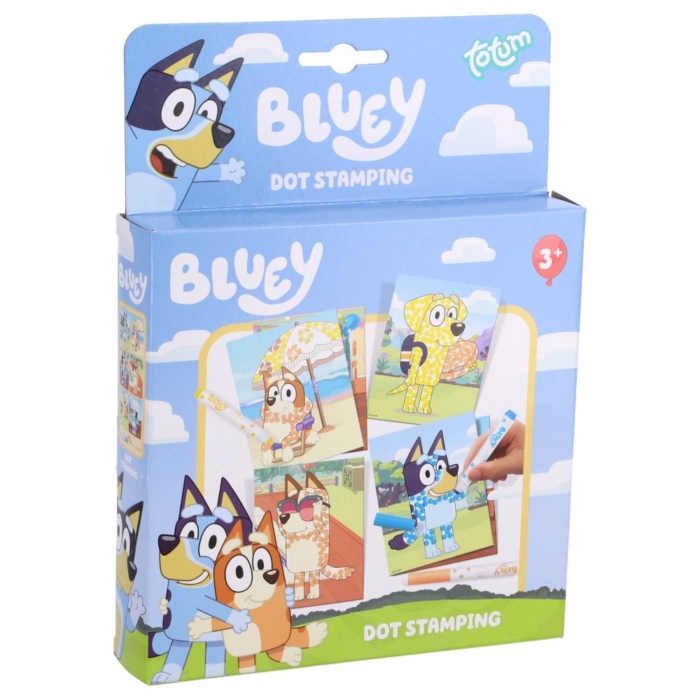 Bluey dot stempelen met 6 kaarten