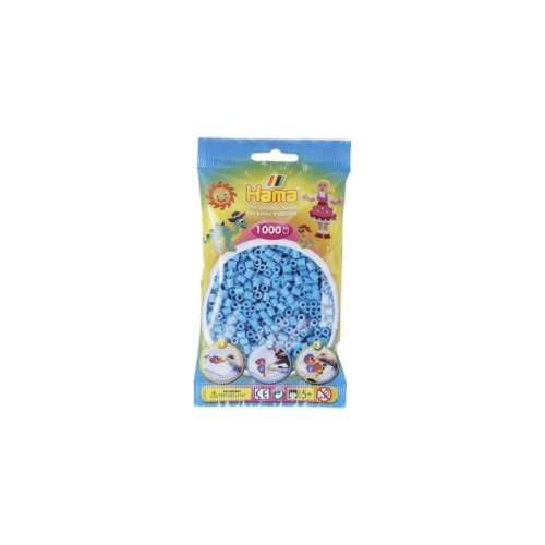 Hama Strijkkralen 1000 Stuks Azuur Blauw