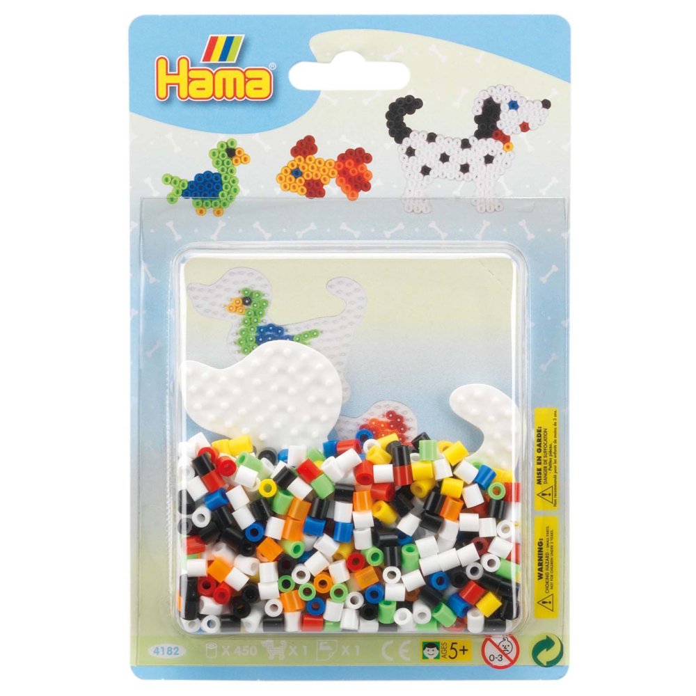 Hama Strijkkralen Blister Pack Dieren 450 Stuks