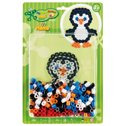 Hama Maxi Strijkkralen Set Pinguin 250 Stuks