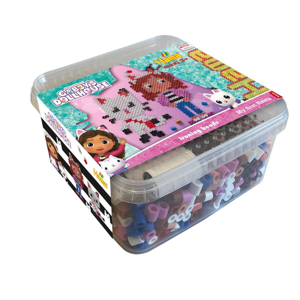 Hama strijkkralen maxi 900 stuks Gabby's Dollhouse