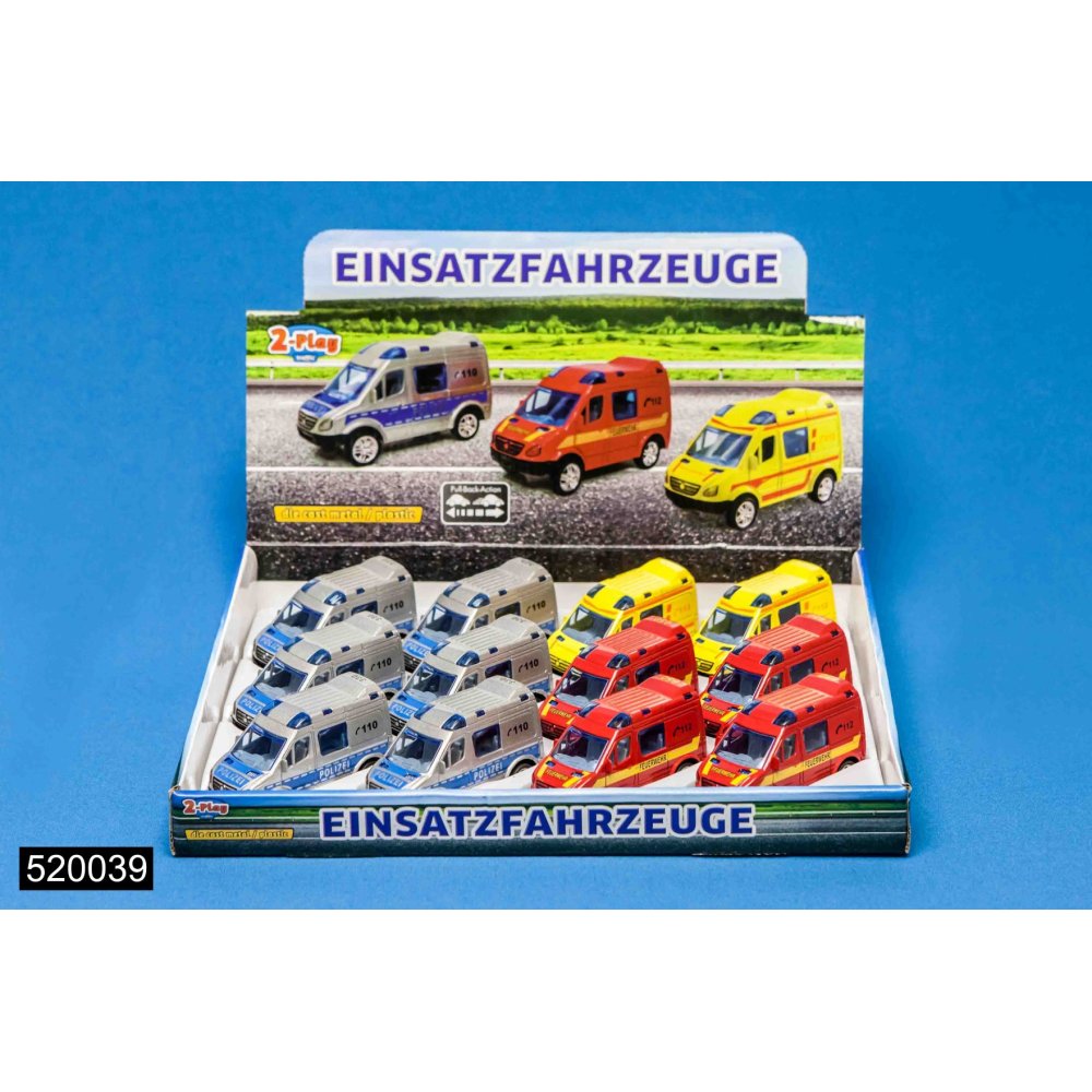 Auto Reddingsvoertuig Duits 8 Cm Assorti