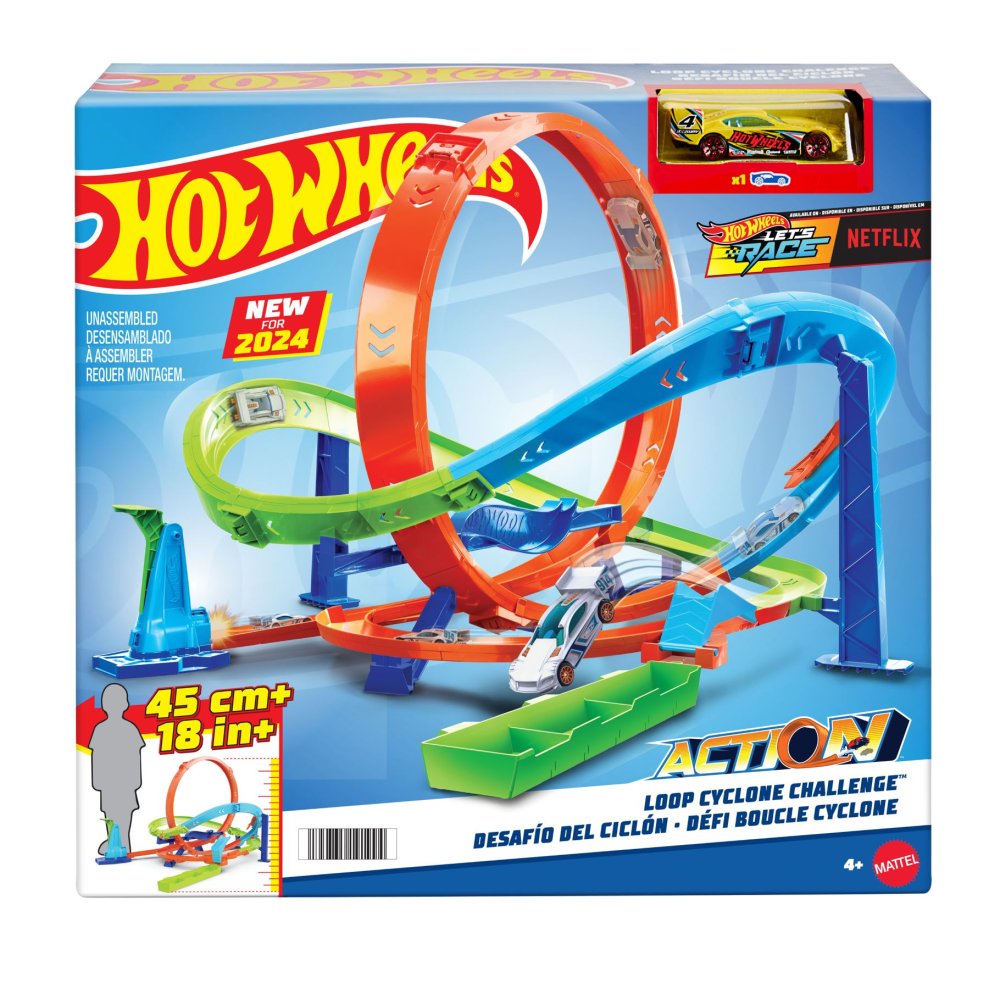 Hot Wheels action loop cycloon challenge