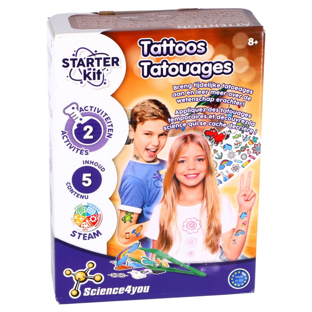 Wetenschap Tattoo Starter Set