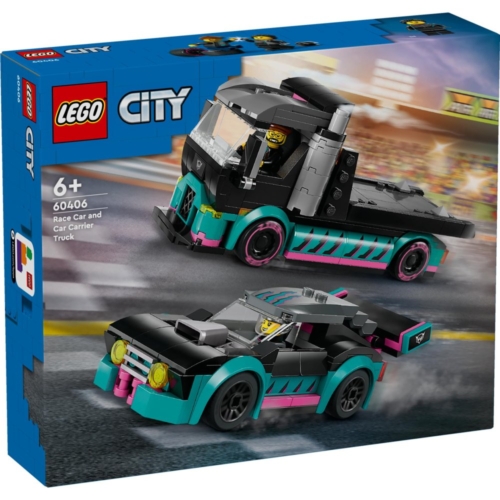 LEGO 60406 City Vehicle Raceauto En Transporttruck