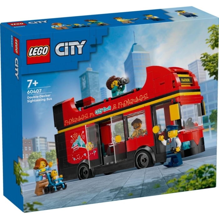 LEGO 60407 City Great Vehicles Toeristische Rode Dubbeldekker