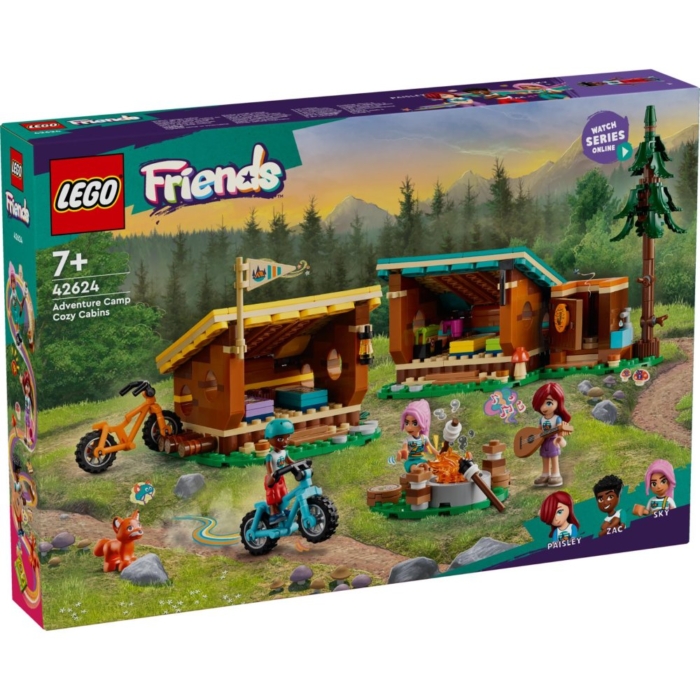 LEGO 42624 Friends Avonturenkamp Knusse Boshutten