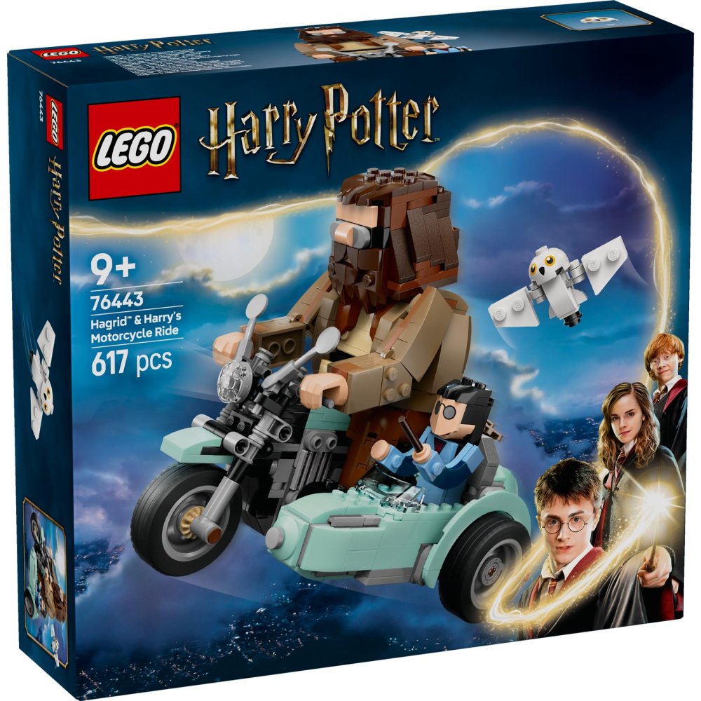 LEGO 76443 Harry Potter Hagrid en Harry's rit op  de motor