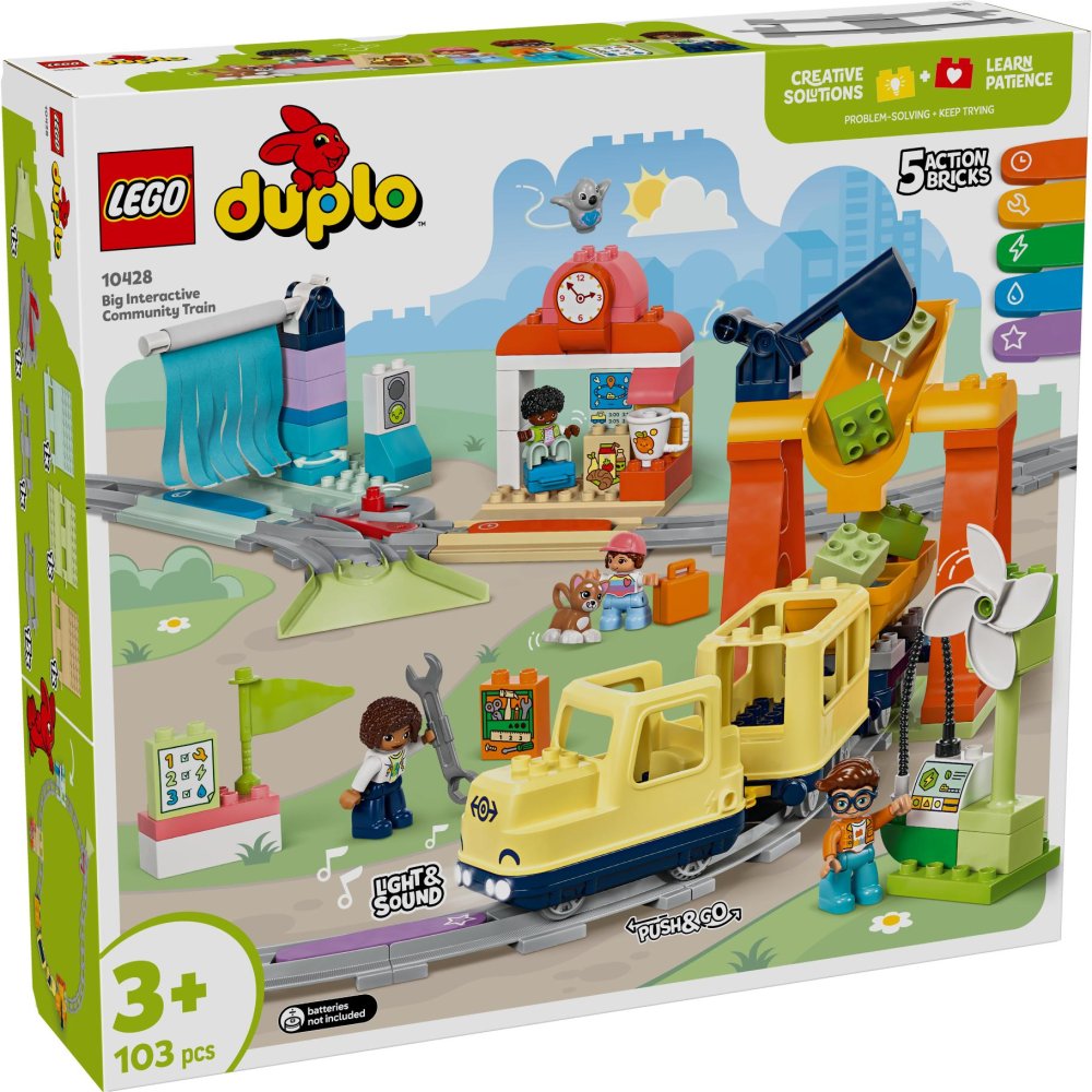 LEGO 10428 DUPLO Grote interactieve buurttrein