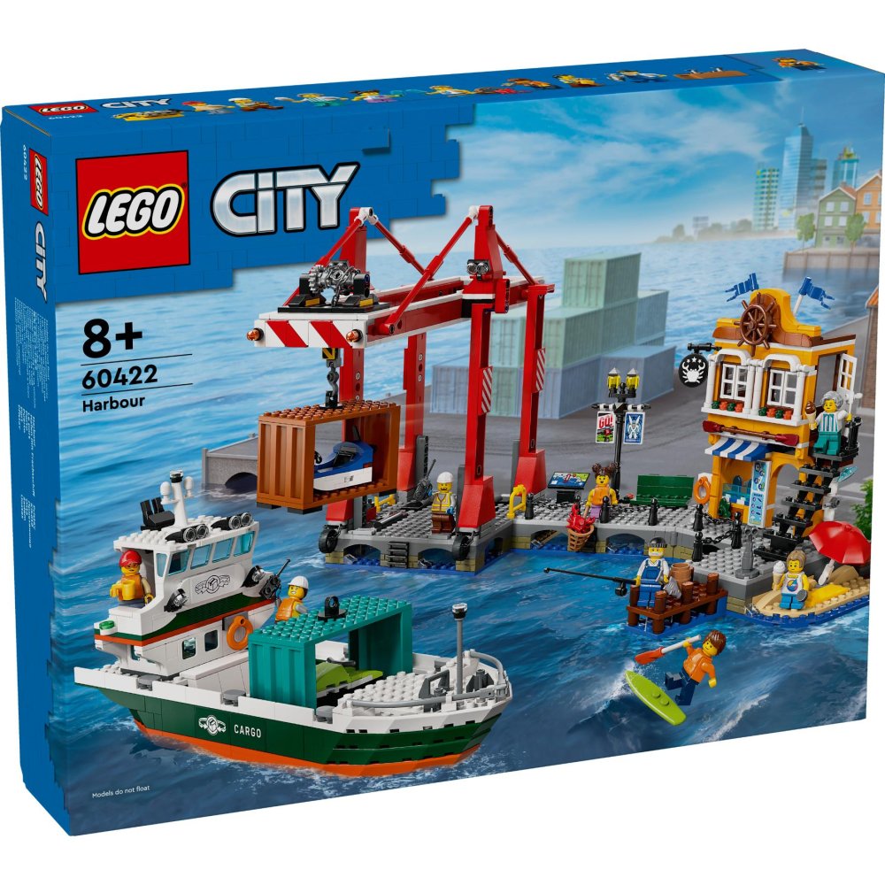 LEGO 60422 My City Haven Met Vrachtschip