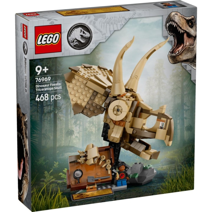 LEGO 76969 Jurassic World Dinosaurusfossielen: Triceratops schedel