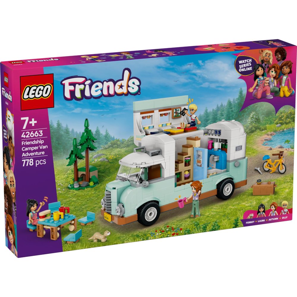 LEGO 42663 Friends Camperavontuur met vrienden