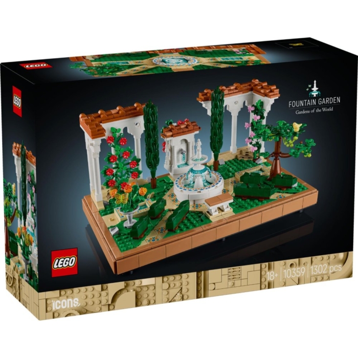 LEGO 10359 Icons Tuin met fontein