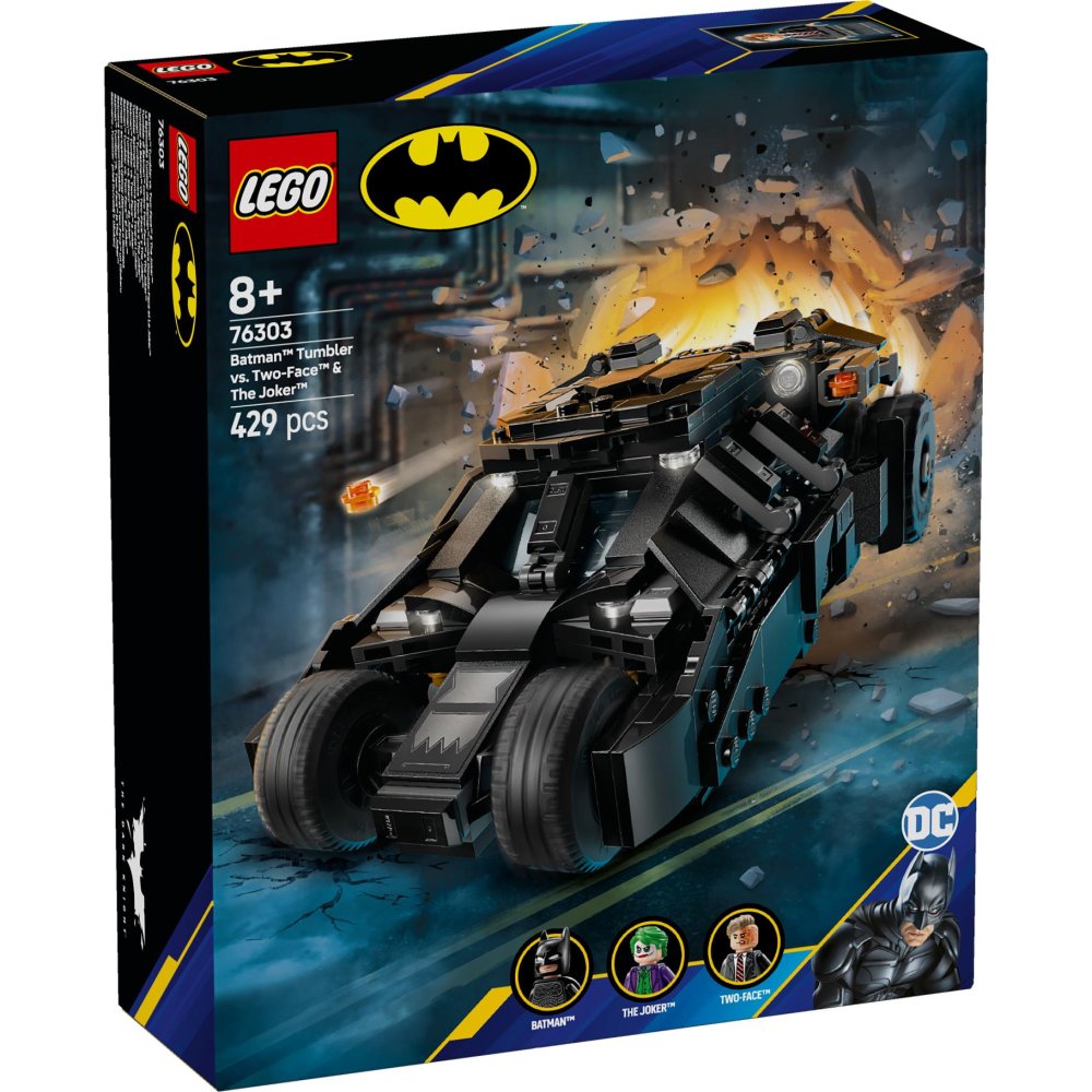 LEGO 76303 Super Heroes DC Batman Tumbler vs.  Two Face & The Joker