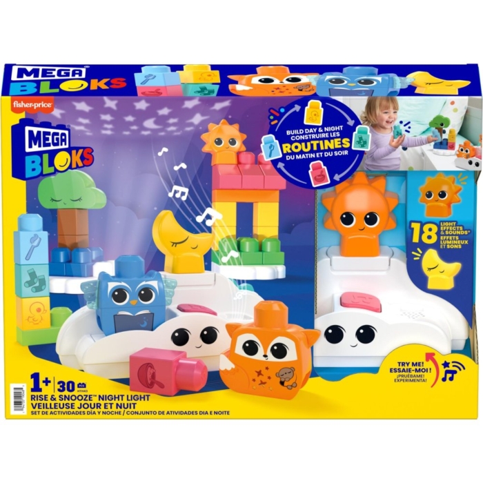 Fisher Price Mega Blocks Rise & Snooze Night Light