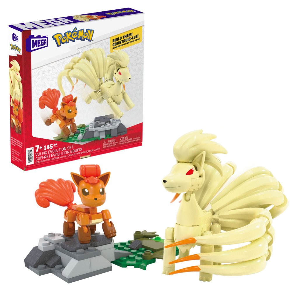 Pokémon mega vulpix evolution set