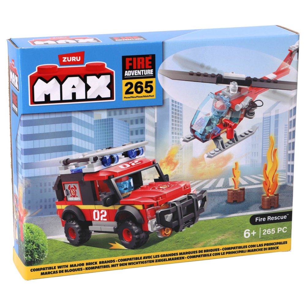 Max city brandweer auto 265-delig