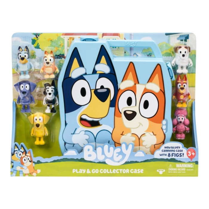 Bluey opbergkoffer met 8 figuren