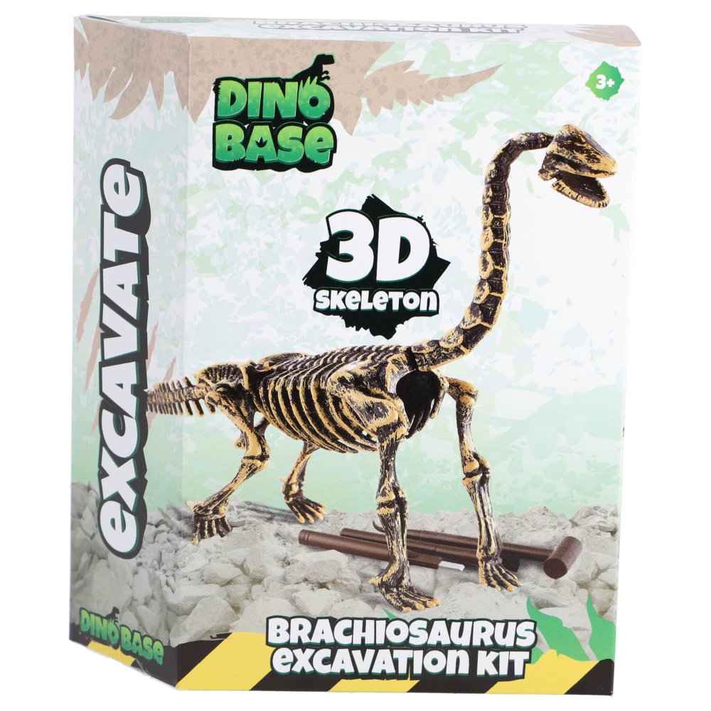 Dinobase Dino uitbikken Brachiosaurus 3D set