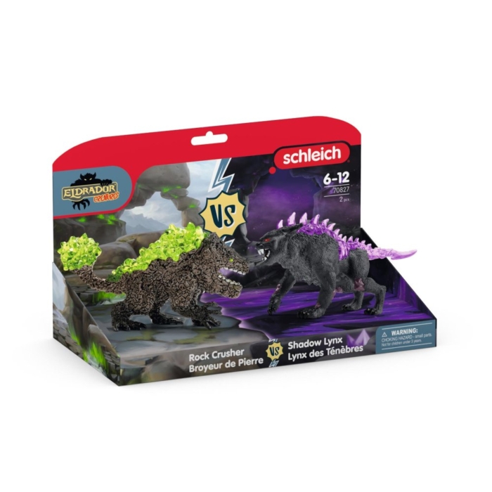 Schleich 70827 Shadow Lynx Vs. Rock Crusher