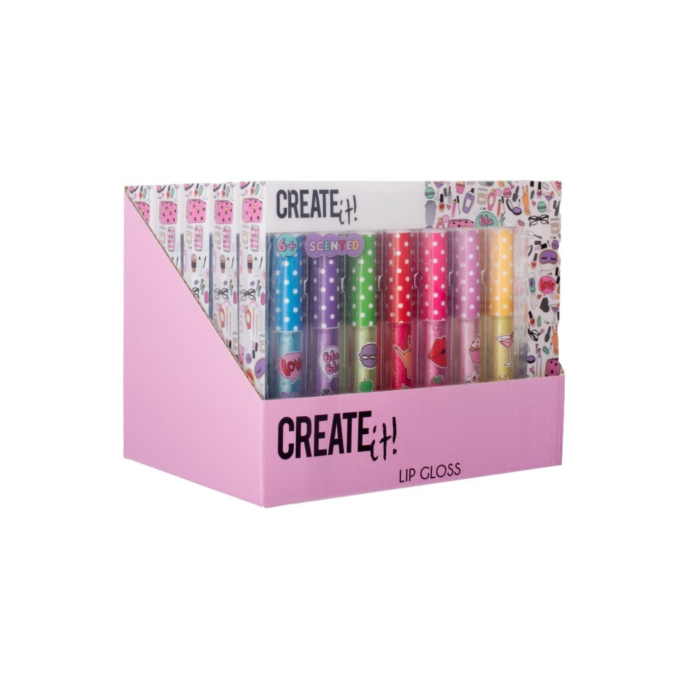 Create It! Lipgloss met glitter en geur 7-delig