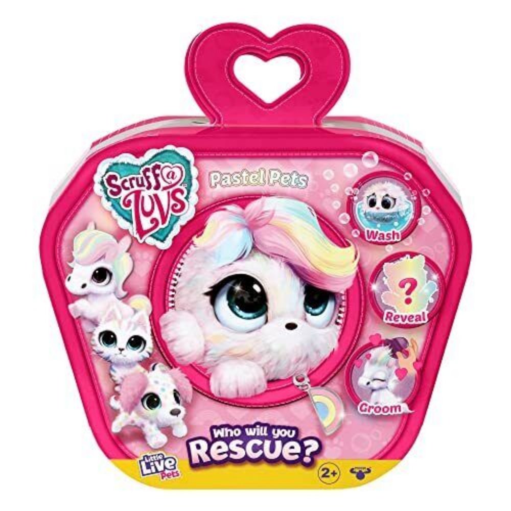 Scruff-A-Luvs S9 Single Pack Pastel Pets