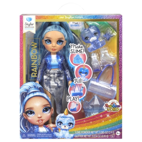 Classic Rainbow High Modepop Skyler (blauw)