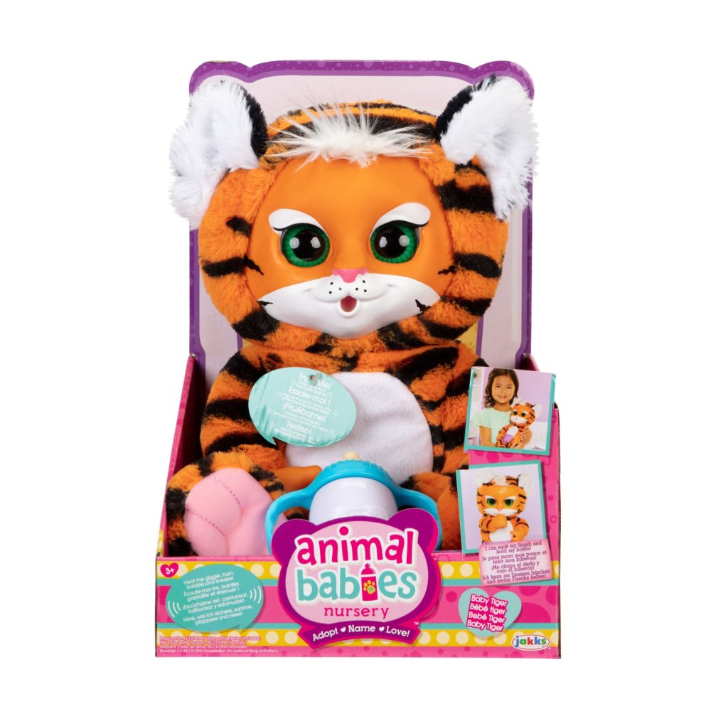 Animal Babies tijger 45 cm