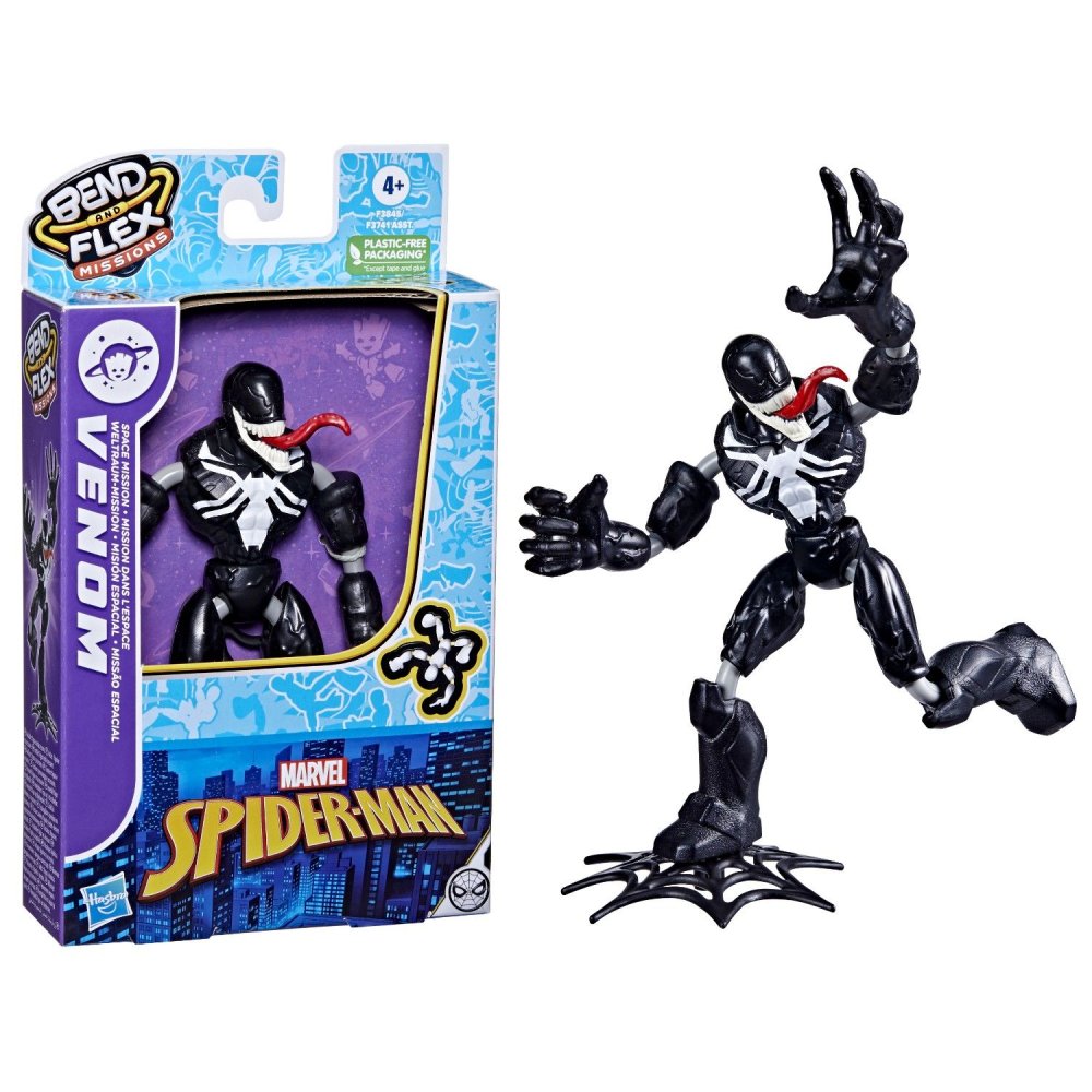 Spiderman Bend N Flex Space Mission Figuren  Assorti